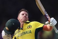 Man of the Match Warner for a record century