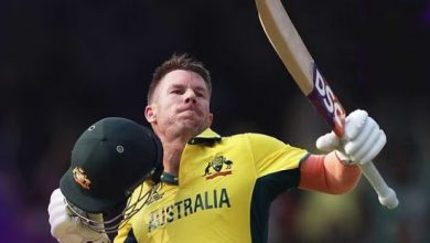 Man of the Match Warner for a record century